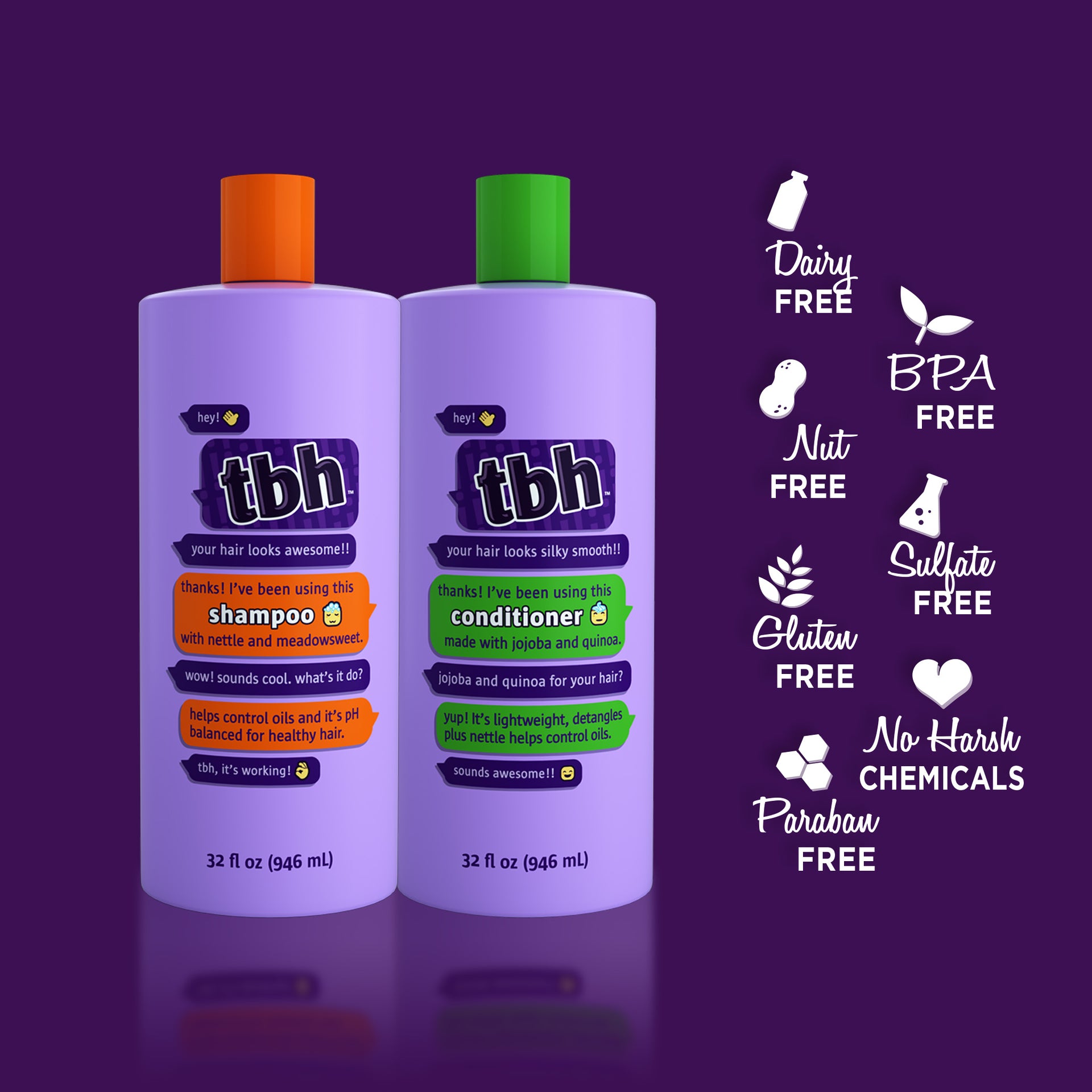 tbh® liter duo kids shampoo and conditioner