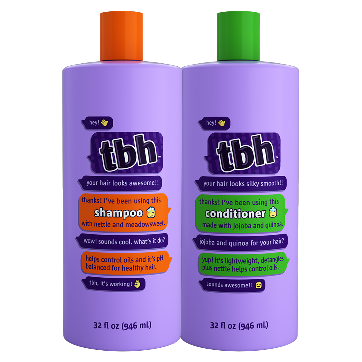 tbh® liter duo kids shampoo and conditioner